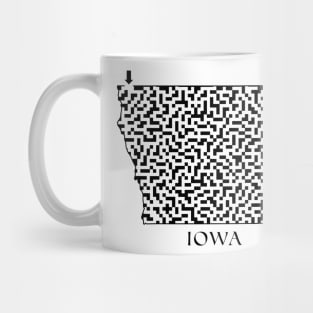 State of Iowa Maze Mug